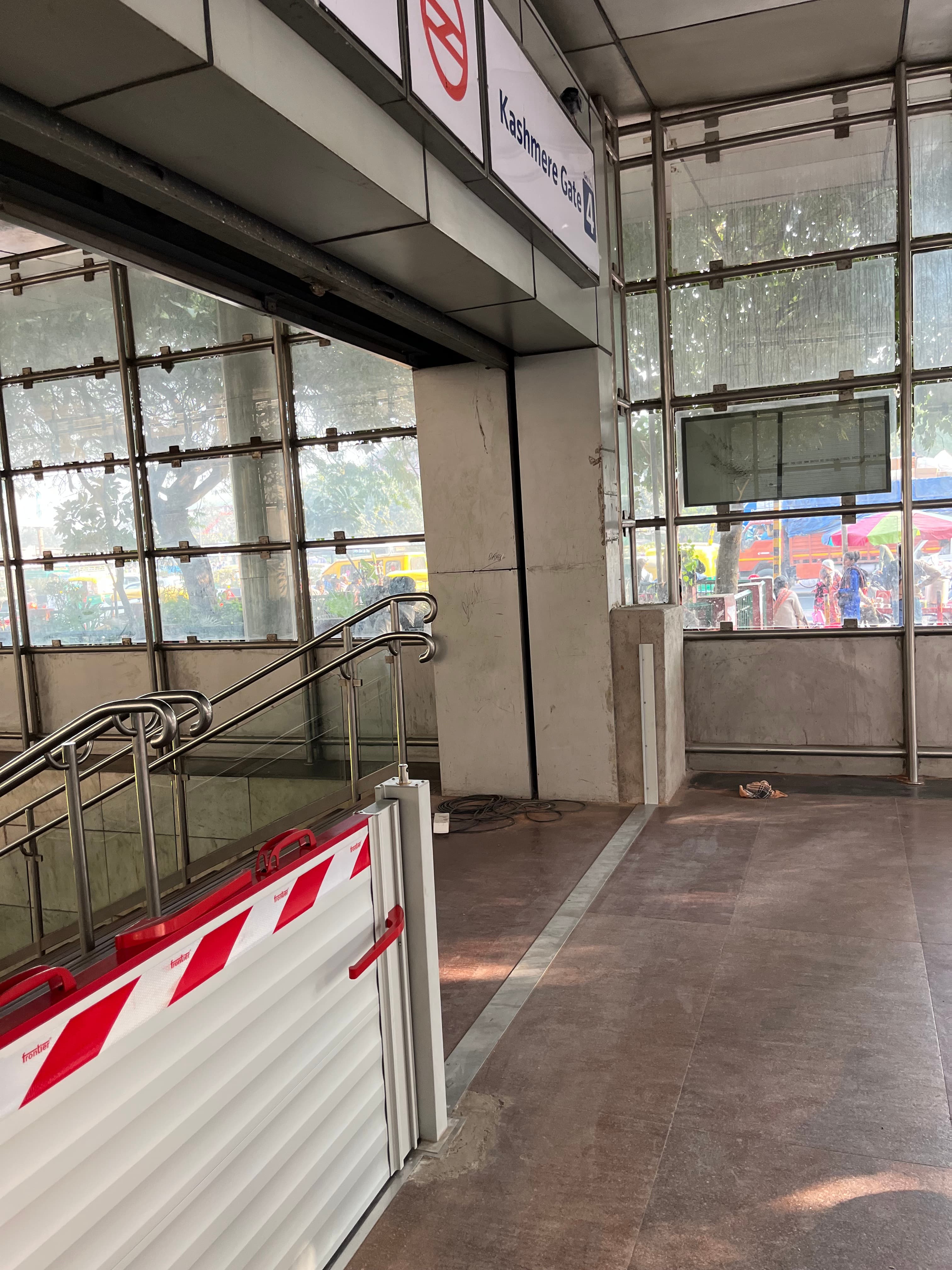 Full width installation view