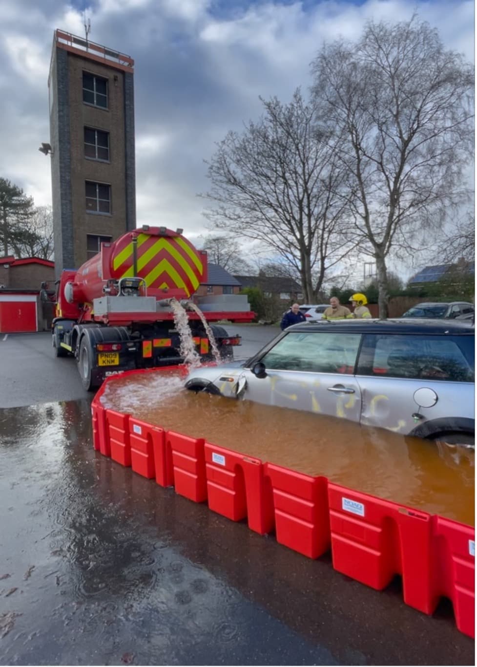 EV submersion response