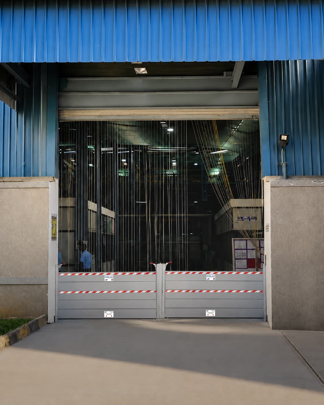 H-Frame flood protection for industrial infrastructure